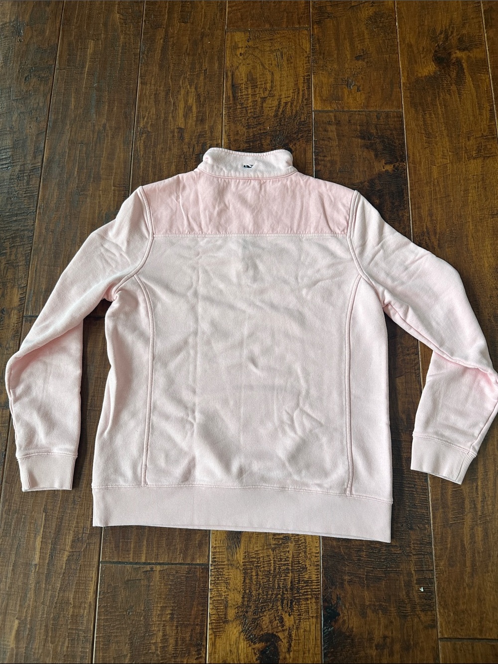 Vineyard Vines Light Pink Quarter-Zip Pullover Sweatshirt - Picture 5 of 6